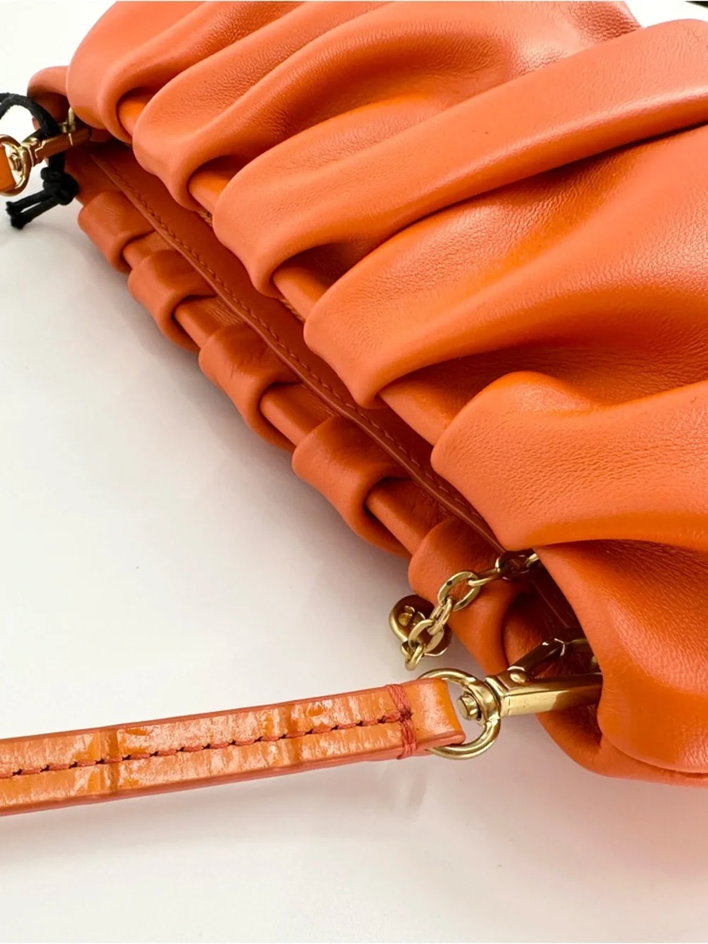 STAUD Bean Convertible Shoulder Bag in Orange Nectarine - Picture 7 of 16
